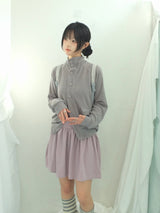 soft-touch raglan knit jacket