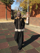 Down Lining Corduroy Wide Pants