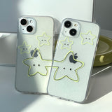 Left - Star Couple Phone Case_glitter