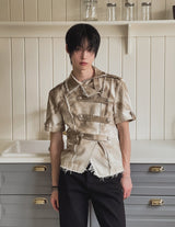 26SS★ [PLAN MADE] Blake Cutoff Napoleon Jacket