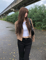 Bader コーデュロイスリムフィットカラージャケット