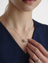 26SS★ Iceblock Silver Necklace