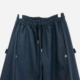 Side Snap Denim Pants