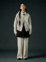 チェッカーボードジャンパー (ベージュ)