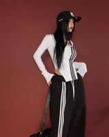 [UNISEX] アンバランストラックジョガー&ワイドパンツ
