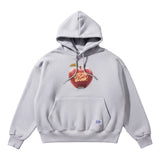[STGM youth] APPLE CROP HOODIE BLK /  WMG