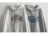 Juno Brisbane Embroidery Lettering Overfit Hoodie