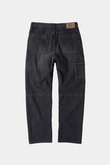 インシジョンダブルニーカーペンターパンツ (Washed Black)