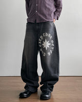 Kane Printing Denim Pants