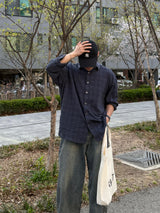 エレンチェックシャツ