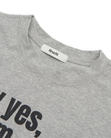 Always late Crop T-shirt (GREY)