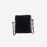 LINE denim string backpack