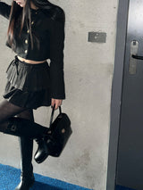 Janne Square Classic Medium Hand & Cross Bag (3 colors)