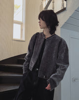 レクシーベロアクロップカーディガン
