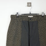 divide leopard denim
