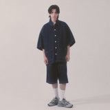 denim stitch shirts_blue