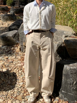 Frange Over Curved Pants