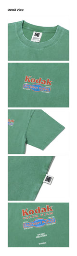 RECIPE SNOW WASHED T-SHIRT【GREEN】