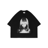 HIERARCHY STUDIOS Unsolved - Black Victim Boxy Heavyweight Oversized T-Shirt