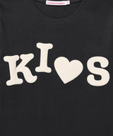 Bumpy Kiss Logo Tee Charcoal (KIB6MFT503A)