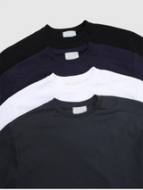 [4SEASON] ショルダーラインセミマッスルフィットTシャツ(4color)