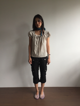 French puff blouse (3color)