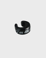 [Formica] レターイヤーカフ (Black)