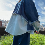 bleach denim shirt_blue