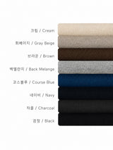 LMN ニエルVネックスリットショートスリーブドニットウェア (8 colors)