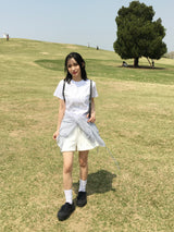 Pring Mix Lettering Crop Top (3c)