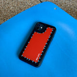 Color Pocket (orange) Phone case (epoxy bumper)