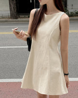 Mimia boat‑neck dress