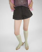 トープロールアップ ショートパンツ