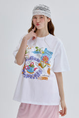 ハーブガーデンTシャツ アトリエキット [アイボリー]