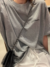 Rear Mer Lettering Short Sleeve T-shirt / 3 colors