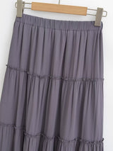 Sophia Tiered Long Skirt 233025112