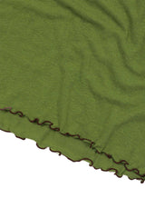 Frill Basic Turtleneck [Olive]
