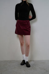 Wool turtleneck top_black