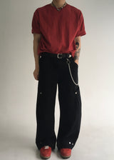 crop cut off short sleeve(4colors)