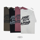 ループオーバーサイズフィットショートスリーブTシャツ