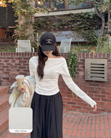 【MADE】Off shoulder t-shirt