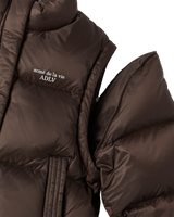 25FW WOMAN デタッチャブルクロップダックダウンジャケット