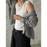 [S/S] Beach check overfit shirts (3color)