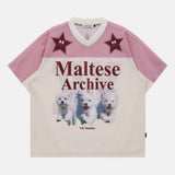 マルチーズ アーカイブ メッシュ ジャージー ハーフスリーブ Tシャツ