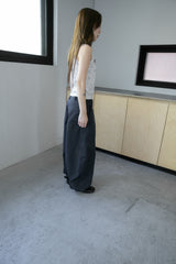 soft flower sleeveless top(3colors)