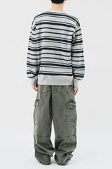 Tora Open Striped Knit (3color)