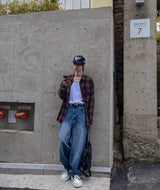 Posi Smooth Overfit Check Shirt