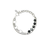 [Celeb pick] Black Marble Chain Bracelet