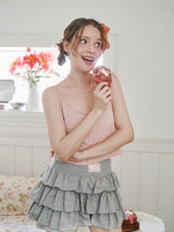 カンカンミニスカパンツ　グレー