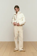 CHERRY GLOSSY DOWN [IVORY]